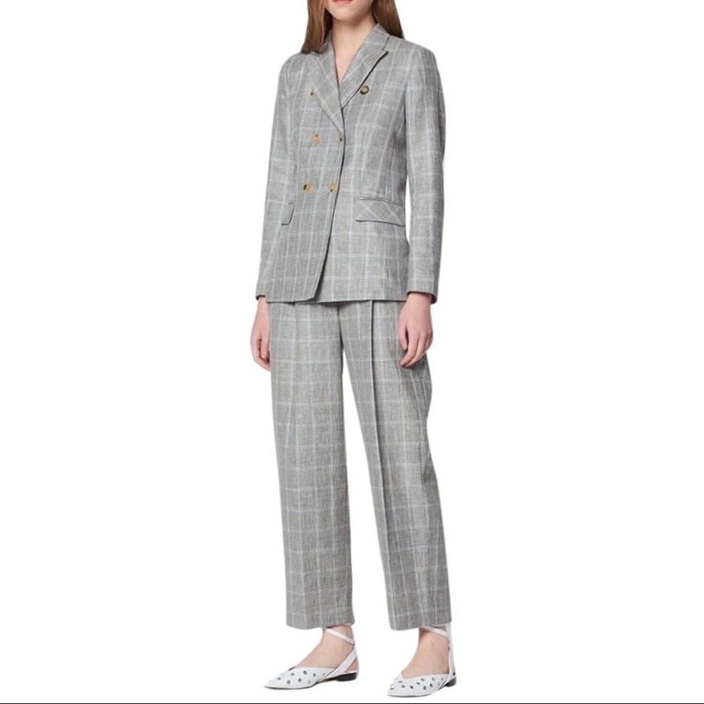Sandro Grey Linen suits